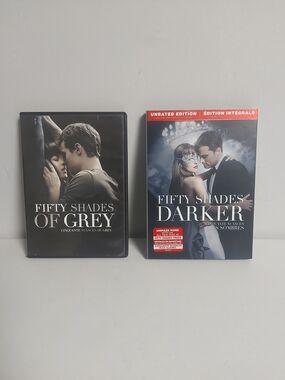 Fifty Shades of Grey & Fifty Shades Darker DVD Set - Black, Gray, White